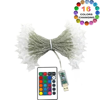 Remote Control Fairy Led Star String Lights 16 Colors USB 5V Christmas Garland Outdoor Light for Wedding Xmas Party Decoration
Remote Control Fairy Led Star String Lights 16 Colors USB 5V Christmas Garland Outdoor Light for Wedding Xmas Party Decoration