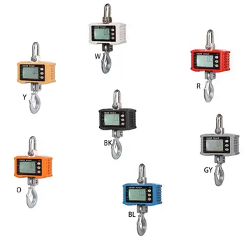 1000KG/2000LBS Digital Hanging Scale Industrial Heavy Duty Crane Scale with Accurate Reloading Spring Sensor
1000KG/2000LBS Digital Hanging Scale Industrial Heavy Duty Crane Scale with Accurate Reloading Spring Sensor