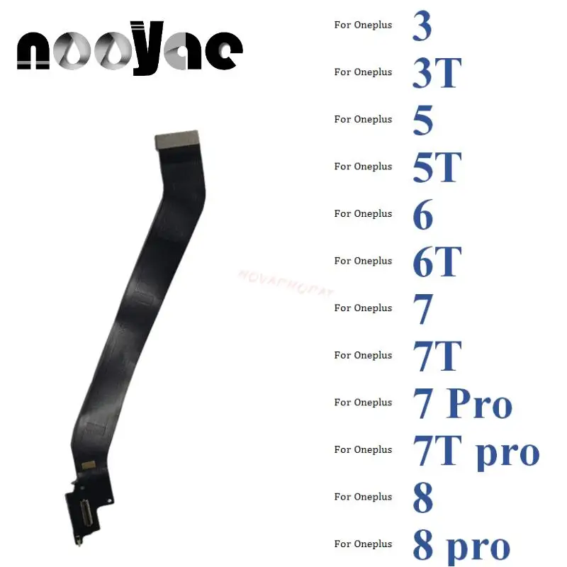 Материнская плата Novaphopat Flex для Oneplus 5 A5000/5 T A5010 материнская Подключения ЖК-шлейф