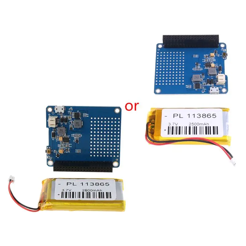 UPS HAT Board Module 2500mAh Lithium Battery For Raspberry Pi 3 Model B/Pi 2B/B+/A+
UPS HAT Board Module 2500mAh Lithium Battery For Raspberry Pi 3 Model B/Pi 2B/B+/A+