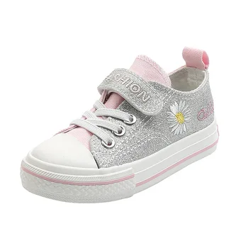 Girls shoes small daisy canvas children's shoes 2020 spring and autumn new children's flat cloth shoes soft sole casual shoes
Girls shoes small daisy canvas children's shoes 2020 spring and autumn new children's flat cloth shoes soft sole casual shoes