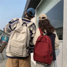 Fashion Nylon Solid Color Rucksack Large School Bag for Women Backpacks Teenager College Student Backpack Purse Girls Back Packs
Fashion Nylon Solid Color Rucksack Large School Bag for Women Backpacks Teenager College Student Backpack Purse Girls Back Packs