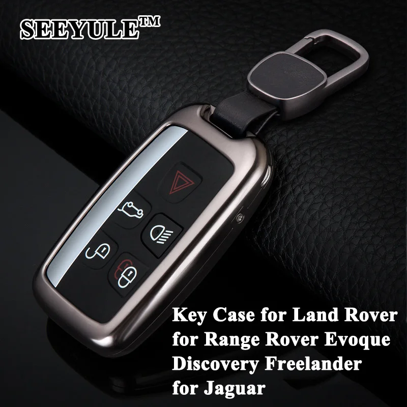 1pc SEEYULE Aluminum Alloy Car Key Case Shell Key Cover Protector Accessories for Jaguar XF XJL F-TYPE Land Rover Range Rover
1pc SEEYULE Aluminum Alloy Car Key Case Shell Key Cover Protector Accessories for Jaguar XF XJL F-TYPE Land Rover Range Rover