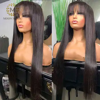 Wig With Bangs Fake Scalp Human Hair Wigs With Bangs Straight Lace Front Wig Fringe Wig Human Hair Lace Front Human Hair Wigs
Wig With Bangs Fake Scalp Human Hair Wigs With Bangs Straight Lace Front Wig Fringe Wig Human Hair Lace Front Human Hair Wigs
