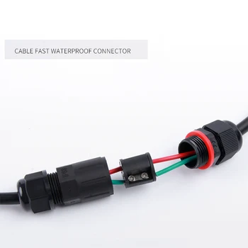 free shipping 5pcs/lot IP68 Waterproof Terminal 3 PIN Electrical Wire Cable Connector cold pressing terminal Outdoor Plug Socket
free shipping 5pcs/lot IP68 Waterproof Terminal 3 PIN Electrical Wire Cable Connector cold pressing terminal Outdoor Plug Socket