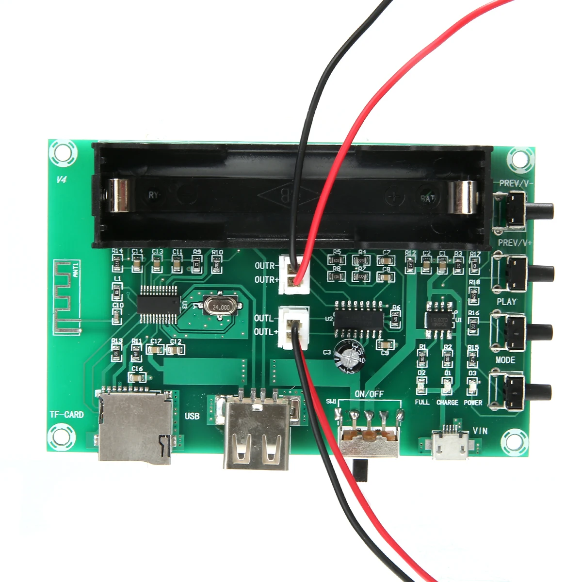 PAM8403 Speaker AMP Boards 5V 5W+5W Digital bluetooth 2 Channel Stereo Audio Power Amplifier Board XH-A150
PAM8403 Speaker AMP Boards 5V 5W+5W Digital bluetooth 2 Channel Stereo Audio Power Amplifier Board XH-A150