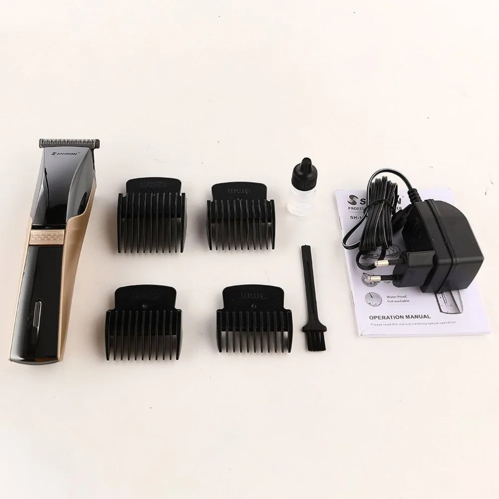SH-1870 Electric Hair Clipper Rechargeable Washable Hair Cutter Trimmer with Guide Combs Universal Barber Haircut Tool
SH-1870 Electric Hair Clipper Rechargeable Washable Hair Cutter Trimmer with Guide Combs Universal Barber Haircut Tool