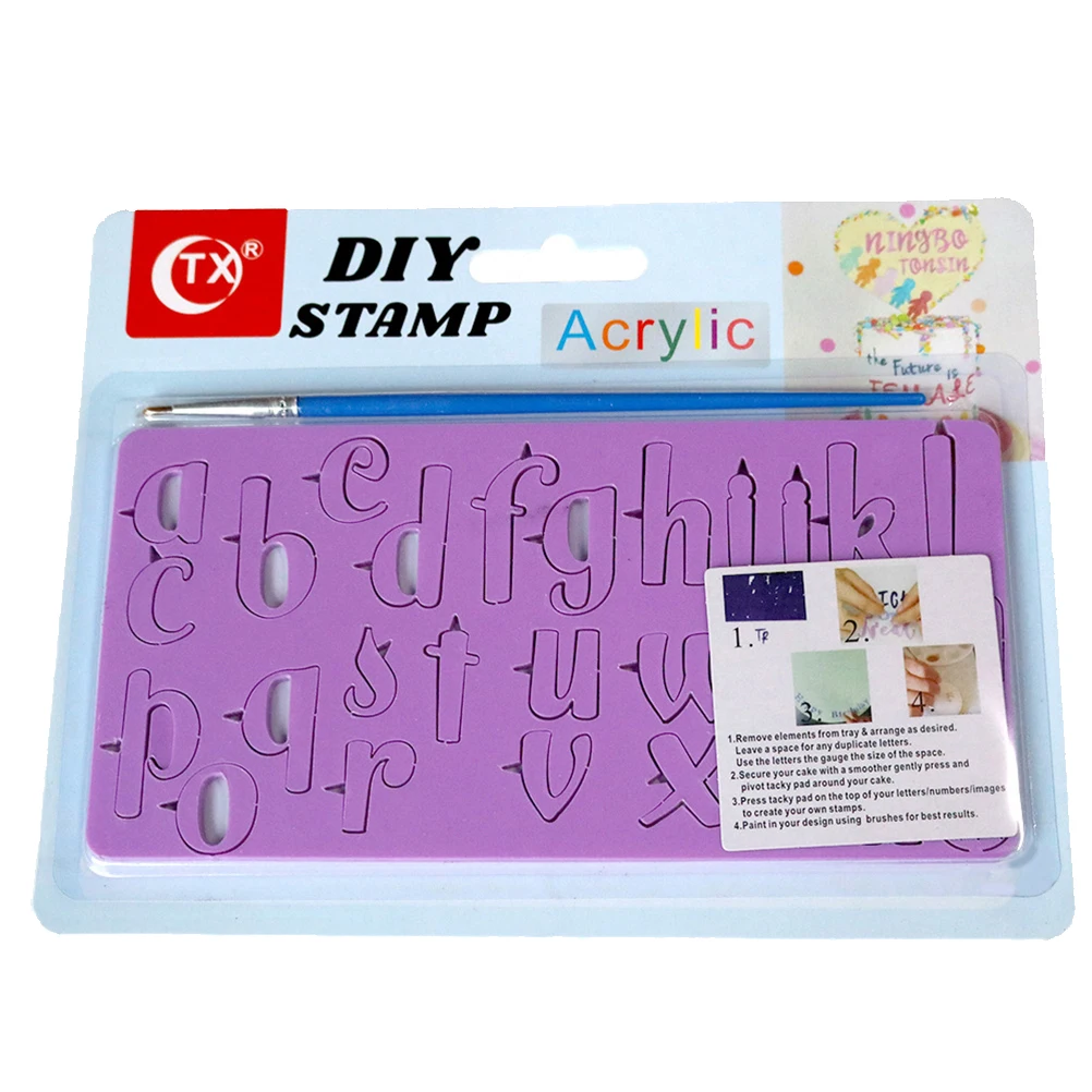 1 Sheet of Embossed Mold DIY Alphabet Number Cake Cookie Molds Fondant Decoration Baking Tools
1 Sheet of Embossed Mold DIY Alphabet Number Cake Cookie Molds Fondant Decoration Baking Tools