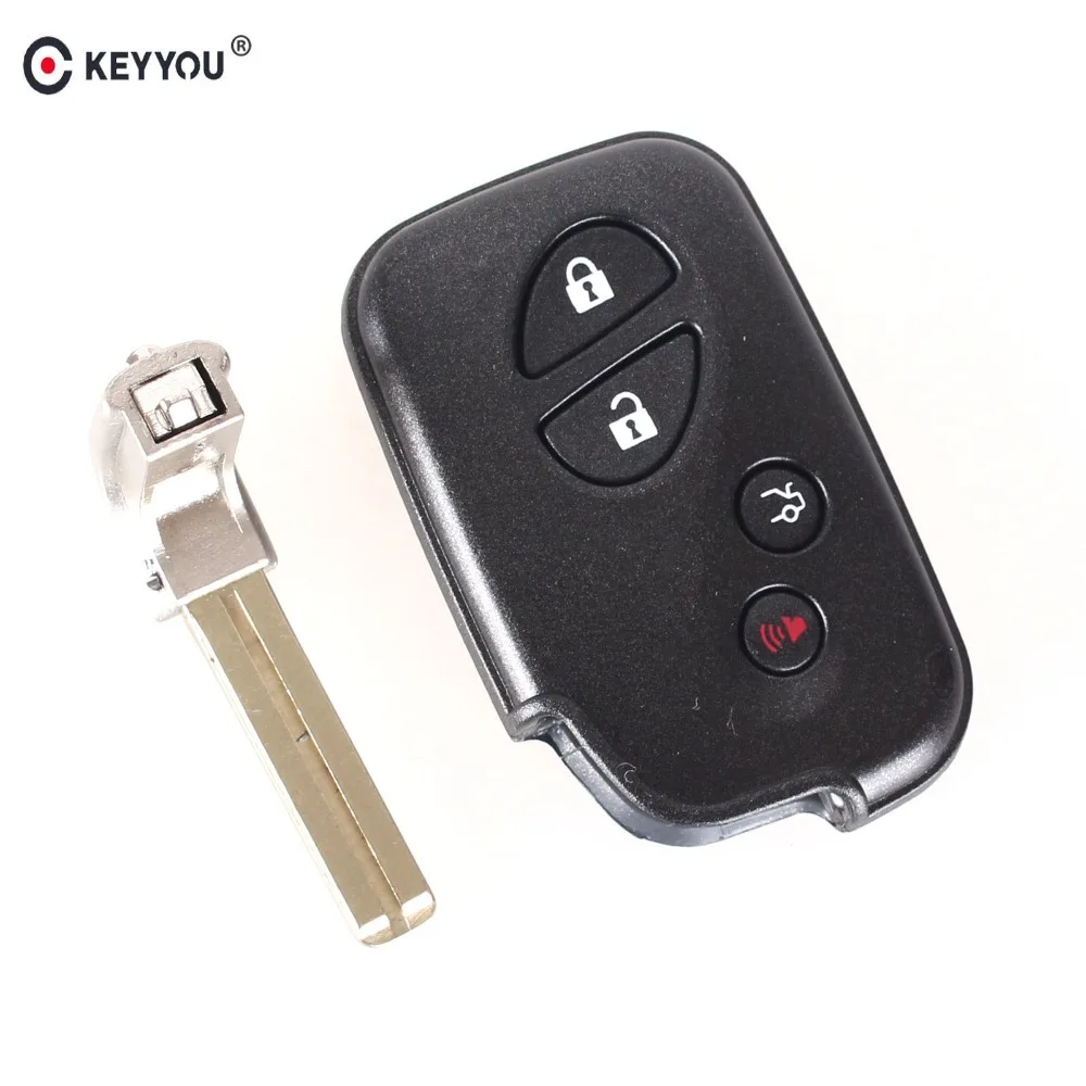 Запасной корпус KEYYOU 4 кнопки дистанционный смарт ключ Брелок чехол для Lexus GS430 ES350