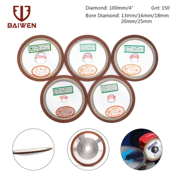 100mm Diamond Grinding Wheel 150Grit Cutting Disc Resin Bond Grinder for Tungsten Steel Milling Cutter Sharpener
100mm Diamond Grinding Wheel 150Grit Cutting Disc Resin Bond Grinder for Tungsten Steel Milling Cutter Sharpener