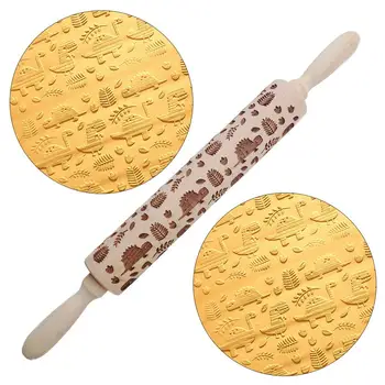 Engraved Rolling Pin Wood Pastry Cookies Biscuit Dough Roller Baking Tool Macarons Pizza Cake Bread Kitchen Tool Bakeware E5
Engraved Rolling Pin Wood Pastry Cookies Biscuit Dough Roller Baking Tool Macarons Pizza Cake Bread Kitchen Tool Bakeware E5