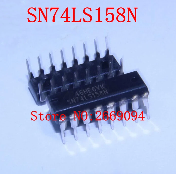 

10PCS /50PCS Free shipping 74LS158N DIP16 SN74LS158N 74LS158 HD74LS158P HD74LS158 74LS158P IC