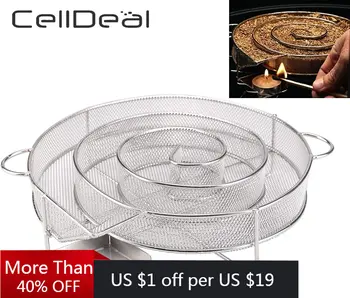 Round Cold Smoke Generator Stainless Steel Cold Smoke Generator Convenience BBQ Smoked Basket Cold Smoking For Grill And Smoker
Round Cold Smoke Generator Stainless Steel Cold Smoke Generator Convenience BBQ Smoked Basket Cold Smoking For Grill And Smoker