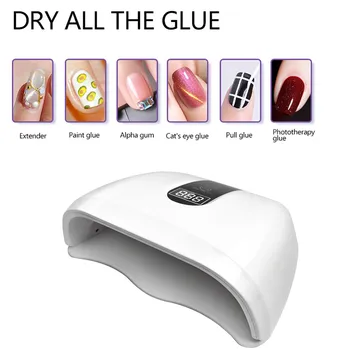 96w Uv Led Nail Lamp Nail Dryer Dual Hands Led Lamp For Curing Uv Gel Nail Polish With Motion Sensing Nail Manicure Salon Tool 
96w Uv Led Nail Lamp Nail Dryer Dual Hands Led Lamp For Curing Uv Gel Nail Polish With Motion Sensing Nail Manicure Salon Tool
