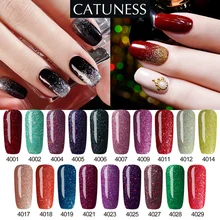 CATUNESS Unha Polonês para Neon Colorido Esmalte Cor UV Unhas de Gel Polonês Soak Off Gel Verniz UV Neon Sorte Híbrido Arte Unhas de Gel(China)