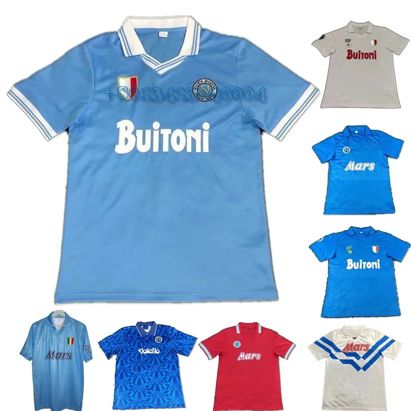 

Retro classic jersey T-shirt 86 87 88 89 Napoli soccer jerseys MARADONA 1986 1987 1988 1989 1991 1992 1993 Retro football
