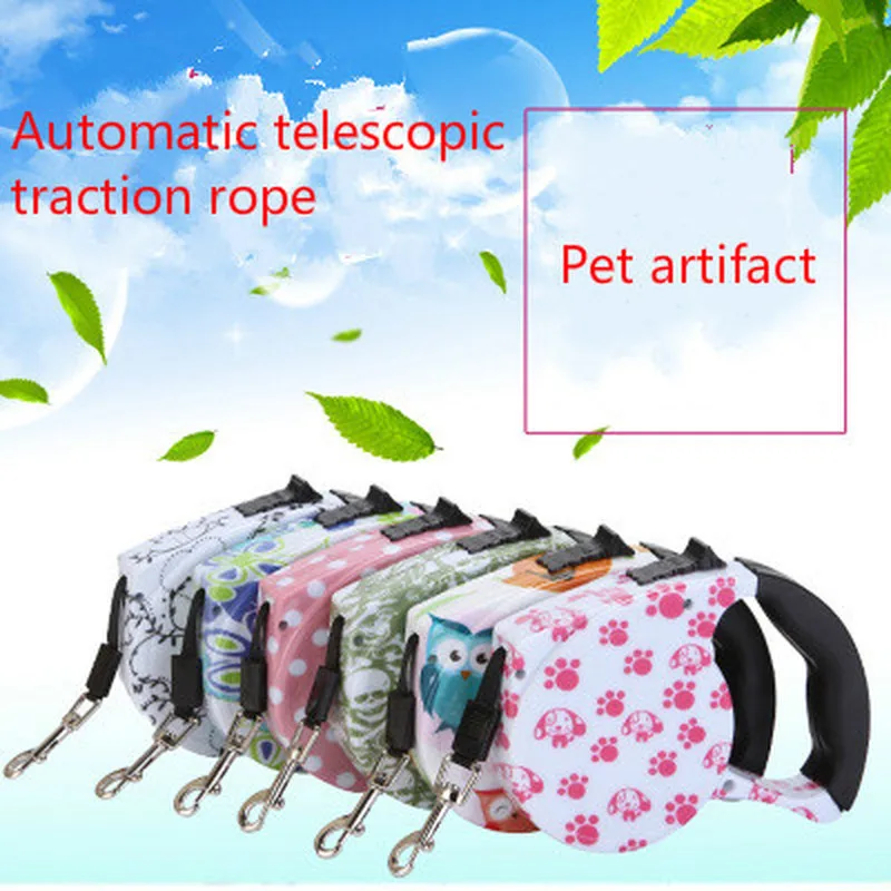 5M Colorful Retractable Dog Leash Extending Puppy Walking Leads Pet Dog Running Leashes Hands Freely Great For Walking Dog
5M Colorful Retractable Dog Leash Extending Puppy Walking Leads Pet Dog Running Leashes Hands Freely Great For Walking Dog