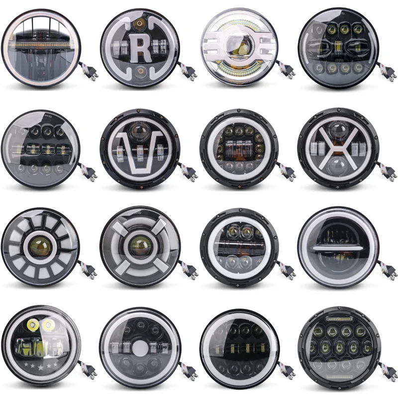 2X 7 Inch Round Halo Led Headlight DRL Headlamp Led Headlight Hi/Low Beam Light For BMW Lada Niva Jeep Wrangler Off Road 6500K
2X 7 Inch Round Halo Led Headlight DRL Headlamp Led Headlight Hi/Low Beam Light For BMW Lada Niva Jeep Wrangler Off Road 6500K