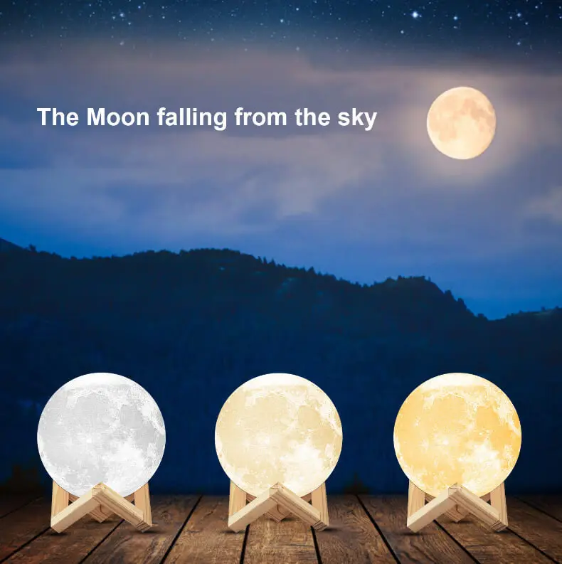Moon Planetarium Lamp USB 3D Light Fixtures For Kids Bedroom Decoration 1 Moon Planetarium Lamp USB 3D Light Fixtures For Kids Bedroom Decoration 6