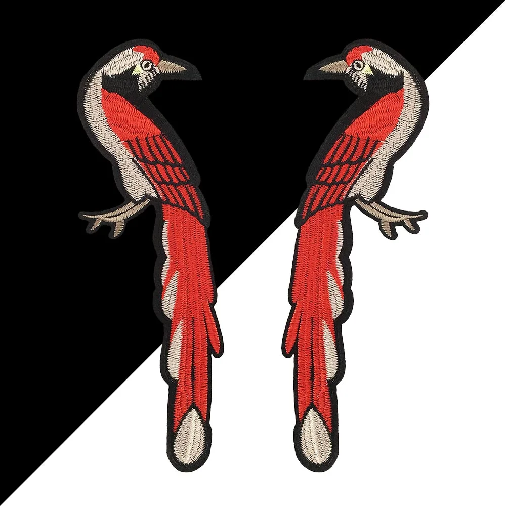 1 pair Fashion Magpie Design Patch Embroidered Sewing Clothes Jacket Applique Bird Applique DIY Accessories Rr40
1 pair Fashion Magpie Design Patch Embroidered Sewing Clothes Jacket Applique Bird Applique DIY Accessories Rr40