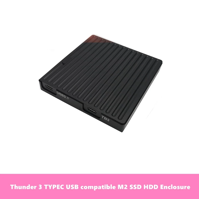 Thunderbolt 3 Compatible TYPEC USB3.0 USB2.0 Compatible NVME SSD Mobile Hard Disk Box Support Windows Mac Linux OS Android
Thunderbolt 3 Compatible TYPEC USB3.0 USB2.0 Compatible NVME SSD Mobile Hard Disk Box Support Windows Mac Linux OS Android