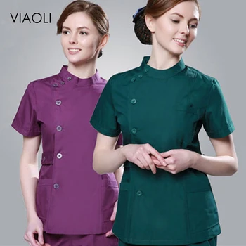 VIAOLI 2019 Summer New Fashion Women Hospital Medical Clothes Design Slim Workwear Solid Salon Uniform Nurse scrubs(just a top)
VIAOLI 2019 Summer New Fashion Women Hospital Medical Clothes Design Slim Workwear Solid Salon Uniform Nurse scrubs(just a top)