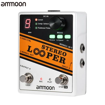 Ammoon Guitar Effect Pedal STEREO LOOPER Loop Recording Time and POCK LOOP Looper Guitar Pedal Electronic Guitar Accessories
Ammoon Guitar Effect Pedal STEREO LOOPER Loop Recording Time and POCK LOOP Looper Guitar Pedal Electronic Guitar Accessories