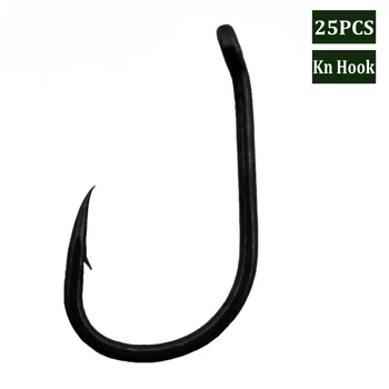 25PCS Curve Carp Hook High Carbon Steel Fishing Hook Sharp Carp Hair Rig Hook Teflon Coated Carp Fishing Feeder Tackle Accessory
25PCS Curve Carp Hook High Carbon Steel Fishing Hook Sharp Carp Hair Rig Hook Teflon Coated Carp Fishing Feeder Tackle Accessory