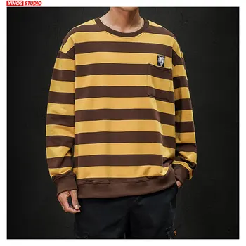 Dropshipping Male Streetwear Sport Hoodies Autumn Japanese Outwear Striped Pullover 2020 Mens Causal Baggy Tops
Dropshipping Male Streetwear Sport Hoodies Autumn Japanese Outwear Striped Pullover 2020 Mens Causal Baggy Tops