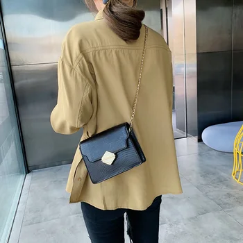 Casual Shoulder Messenger Bags Chain Solid Crossbody Bag Ladies Women PU Leather Small Chain Shoulder Messenger Bag
Casual Shoulder Messenger Bags Chain Solid Crossbody Bag Ladies Women PU Leather Small Chain Shoulder Messenger Bag