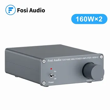 Fosi Audio TDA7498E 2 Channel Stereo Power Amplifier Audio Receiver Mini HiFi Amp Home Theater Speakers 160W x 2 amplificador
Fosi Audio TDA7498E 2 Channel Stereo Power Amplifier Audio Receiver Mini HiFi Amp Home Theater Speakers 160W x 2 amplificador