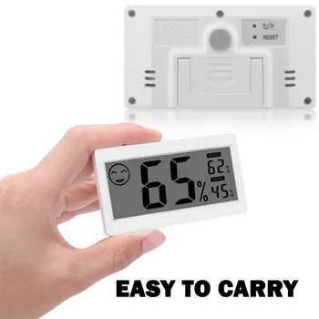 1pc Mini LCD Digital Indoor Thermometer Hygrometer Room Temperature Humidity Monitor Gauge Thermo-Hygrometer DC206
1pc Mini LCD Digital Indoor Thermometer Hygrometer Room Temperature Humidity Monitor Gauge Thermo-Hygrometer DC206