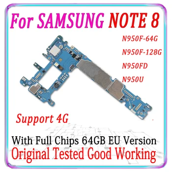 Original For Samsung Note 8 N950F N950FD N950U Motherboard Good test Logic Board With chips Android System 64G 128GB EU version
Original For Samsung Note 8 N950F N950FD N950U Motherboard Good test Logic Board With chips Android System 64G 128GB EU version