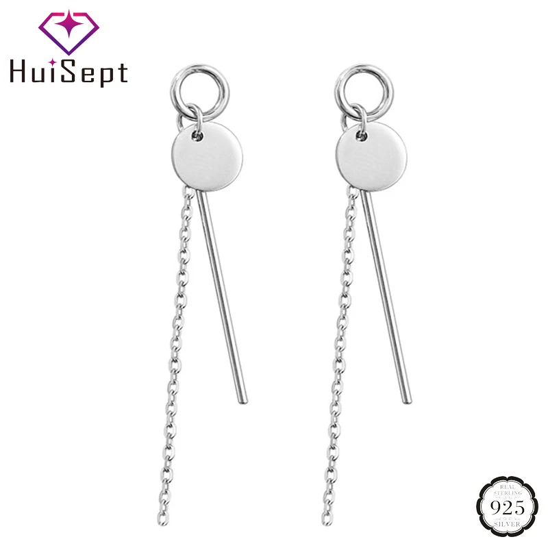 HuiSept Sterling Silver 925 Jewelry Drop Earrings for Women Long Tassel Fashion Ornaments Earrings Wedding Party Gifts Wholesale
HuiSept Sterling Silver 925 Jewelry Drop Earrings for Women Long Tassel Fashion Ornaments Earrings Wedding Party Gifts Wholesale