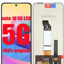 Écran tactile LCD avec châssis pour Xiaomi Redmi Note 10 5g=