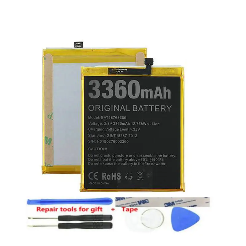For Doogee N10 Original Battery 3360mAh Replacement Re-charger Mobile Phone Big Batteries Tested For Doogee Y7
For Doogee N10 Original Battery 3360mAh Replacement Re-charger Mobile Phone Big Batteries Tested For Doogee Y7