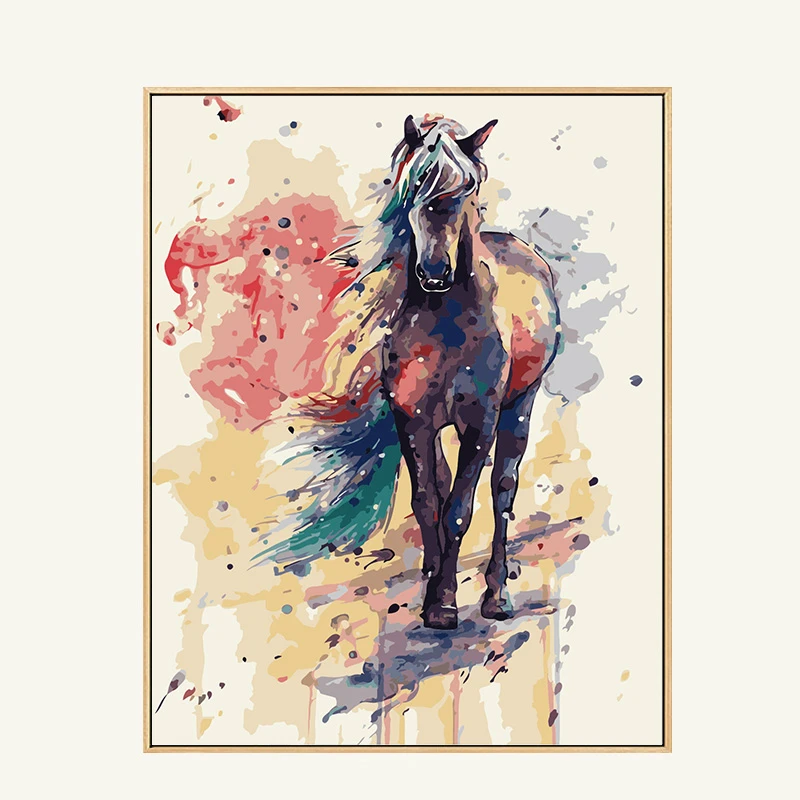DIY Splash Ink Oil Painting By Numbers Horse Artwork Paints On Canvas Numbers Oil Painting Home Decoration Handpainted Poster
DIY Splash Ink Oil Painting By Numbers Horse Artwork Paints On Canvas Numbers Oil Painting Home Decoration Handpainted Poster