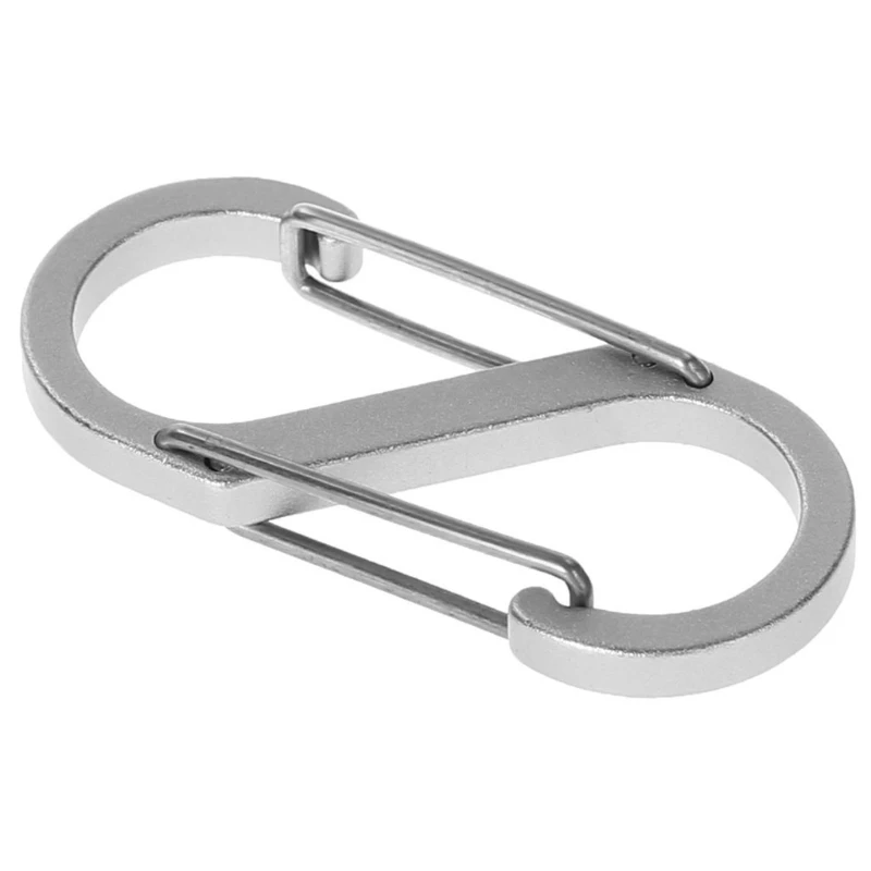 S Shape Aluminum Alloy Two-way Buckle Key Ring Travelling Supply Outdoor Sports A6HC suit for camping
S Shape Aluminum Alloy Two-way Buckle Key Ring Travelling Supply Outdoor Sports A6HC suit for camping
