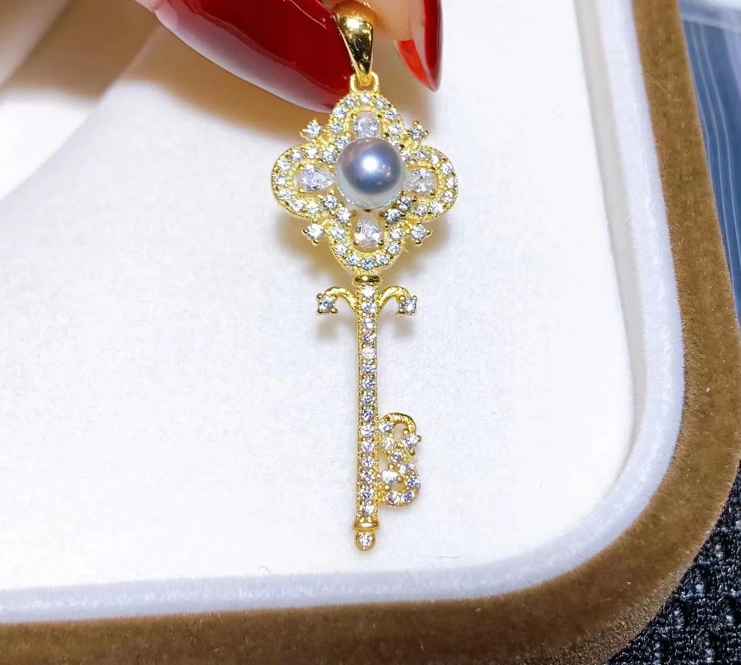 Новинка 2021, 6 мм, японский подвесной брелок Akoya с серым жемчугом в морской воде, женская модная подвеска, подарки
Новинка 2021, 6 мм, японский подвесной брелок Akoya с серым жемчугом в морской воде, женская модная подвеска, подарки