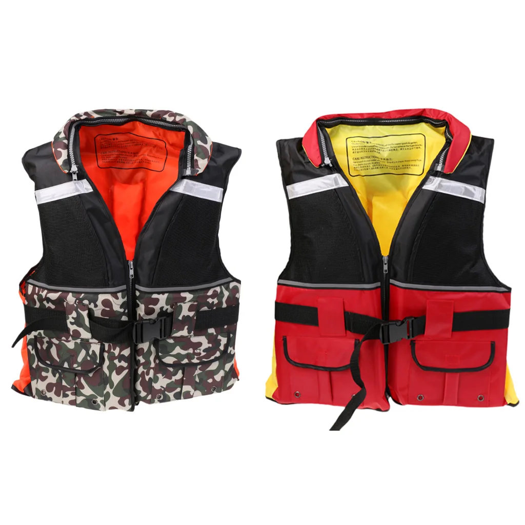 Adult Buoyancy Life Jackets Vest for Outdoor Fishing Kayaking Canoe Sailing Swimming Safety Jackets Adult Buoyancy Life Jackets Vest for Outdoor Fishing Kayaking Canoe Sailing Swimming Safety Jackets