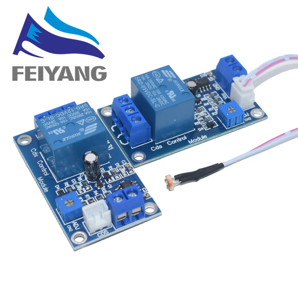XH-M131 DC 5V / 12V Light Control Switch Photoresistor Relay Module Detection Sensor 10A brightness Automatic Control Module
XH-M131 DC 5V / 12V Light Control Switch Photoresistor Relay Module Detection Sensor 10A brightness Automatic Control Module