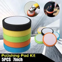 5pcs 7/6/5Inch Car Round Flat Polishing Foam Buffing Sponge Pads Tool For Removes Scratches Sponge Polishing Pads Repair Tools
5pcs 7/6/5Inch Car Round Flat Polishing Foam Buffing Sponge Pads Tool For Removes Scratches Sponge Polishing Pads Repair Tools