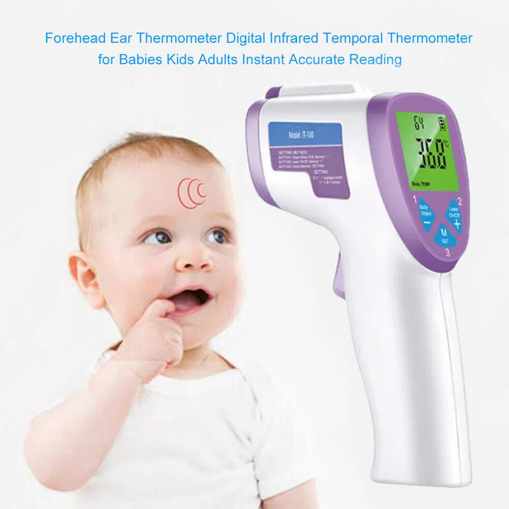 Digital Infrared Non-contact Human Body Thermometer LCD Display Temperature Tester Instruments Hot Sale
Digital Infrared Non-contact Human Body Thermometer LCD Display Temperature Tester Instruments Hot Sale