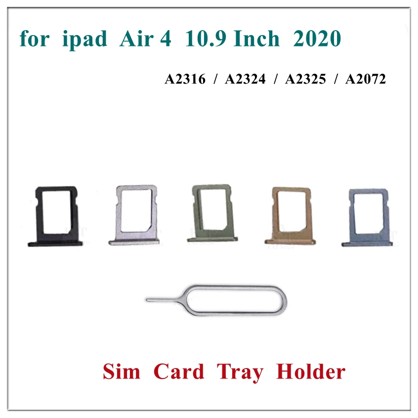 1 шт. новый лоток для Sim-карты держатель Слот адаптер Замена iPad Air 4 10 9 дюймов Air4 2020 с