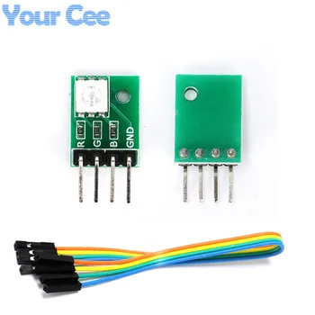 RGB LED Breakout Module RGB Module Full Color Colorful 5050 SMD Tricolor LED 3.3-5V
RGB LED Breakout Module RGB Module Full Color Colorful 5050 SMD Tricolor LED 3.3-5V