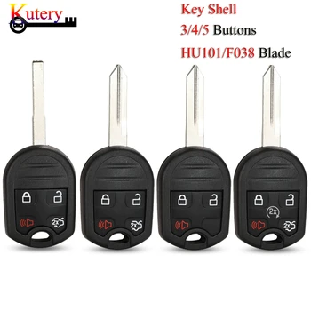 Kutery 10pcs/Lot Car Key Shell For Ford Explorer Expedition Mustang 3/4/5 Buttons With F038/HU101 Uncut Blade Key Case Cover
Kutery 10pcs/Lot Car Key Shell For Ford Explorer Expedition Mustang 3/4/5 Buttons With F038/HU101 Uncut Blade Key Case Cover