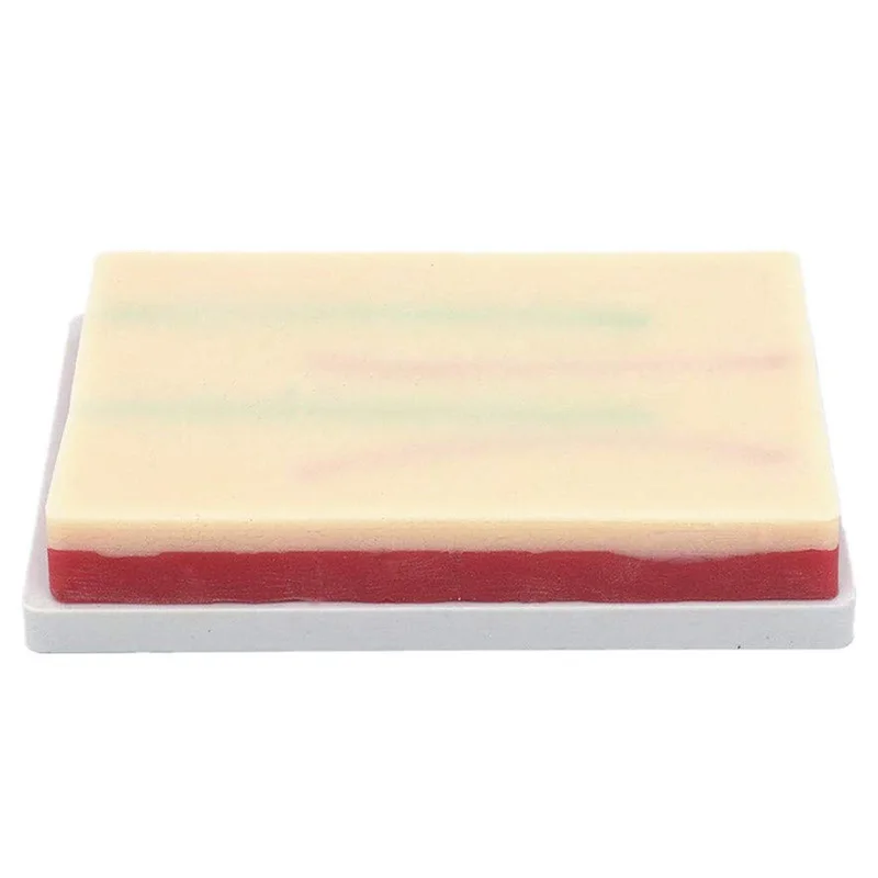 Venipuncture Iv injection Training Pad Model, Silicone Human Skin Suture Training Model, injection Practice Pad, 4 Veins Imbedde
Venipuncture Iv injection Training Pad Model, Silicone Human Skin Suture Training Model, injection Practice Pad, 4 Veins Imbedde