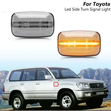 2X LED Side Sign Turn Signal Light For Toyota LandCruiser 70 80 100 Yellow Light LED Side Sign Turn Signal Light
2X LED Side Sign Turn Signal Light For Toyota LandCruiser 70 80 100 Yellow Light LED Side Sign Turn Signal Light