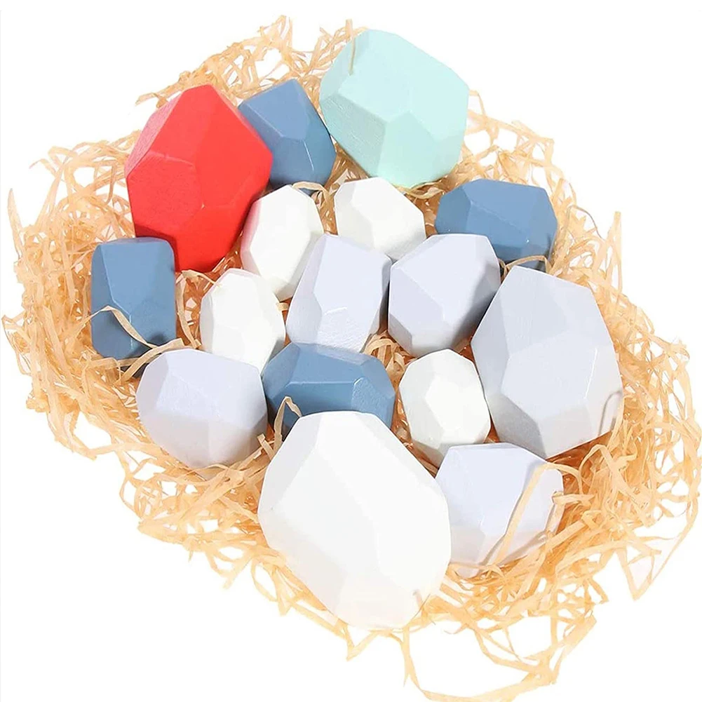 36PCS Children Wooden Colored Stone Creative Nordic Style Stacking Rocks Game Rainbow Wooden Toy Building Block Educational Toy
36PCS Children Wooden Colored Stone Creative Nordic Style Stacking Rocks Game Rainbow Wooden Toy Building Block Educational Toy
