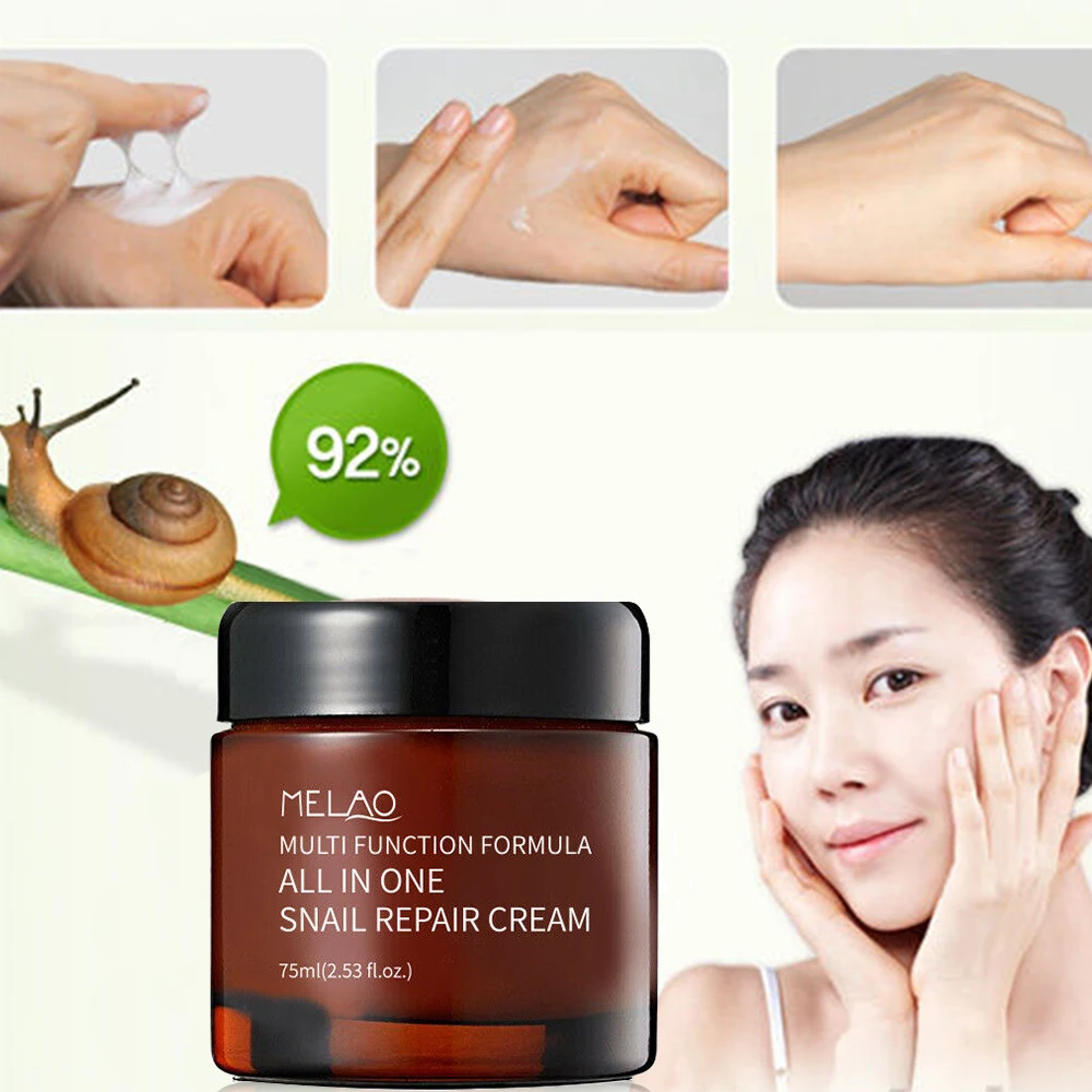 75ml Snail Cream Face Cream Snail Essence Anti Aging Skin Care Wrinkle Blemish Remove Cosmetics Eye Cream Facial Whitening
75ml Snail Cream Face Cream Snail Essence Anti Aging Skin Care Wrinkle Blemish Remove Cosmetics Eye Cream Facial Whitening